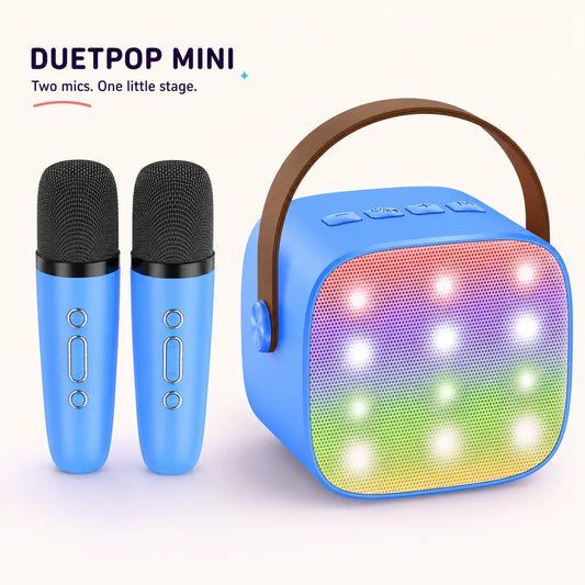 DuetPop Mini™ — Two Mics. One Little Stage.