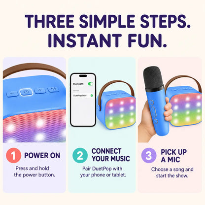 DuetPop™ - Kids Karaoke Two Mics